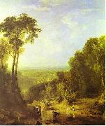 Joseph Mallord William Turner Crossing the Brook by oil painting on canvas